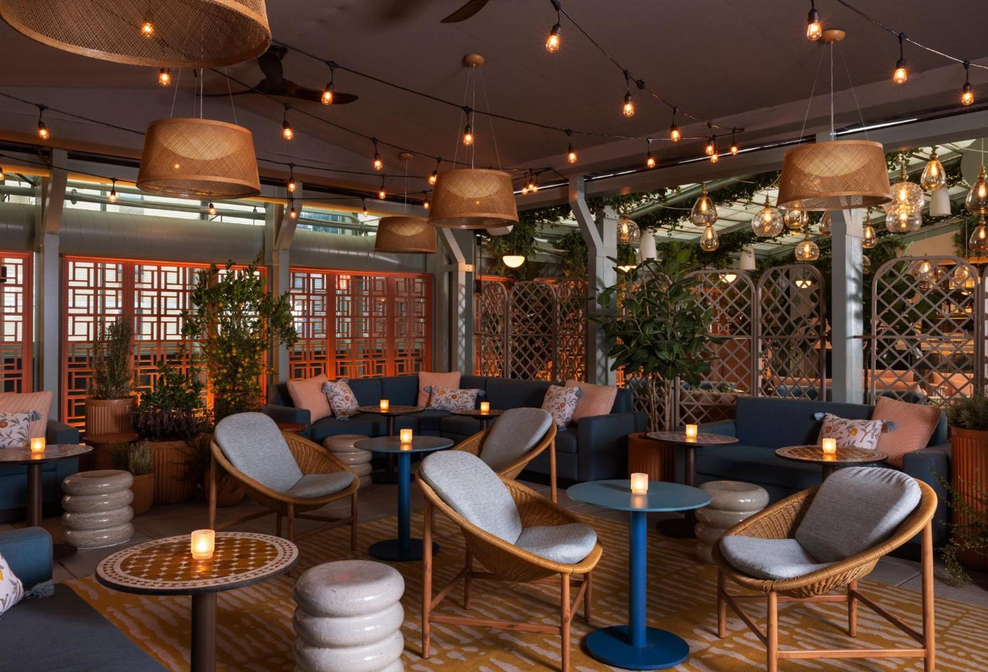 Kimpton Theta New York - Times Square By Ihg Hotel Eksteriør billede The interior of the restaurant